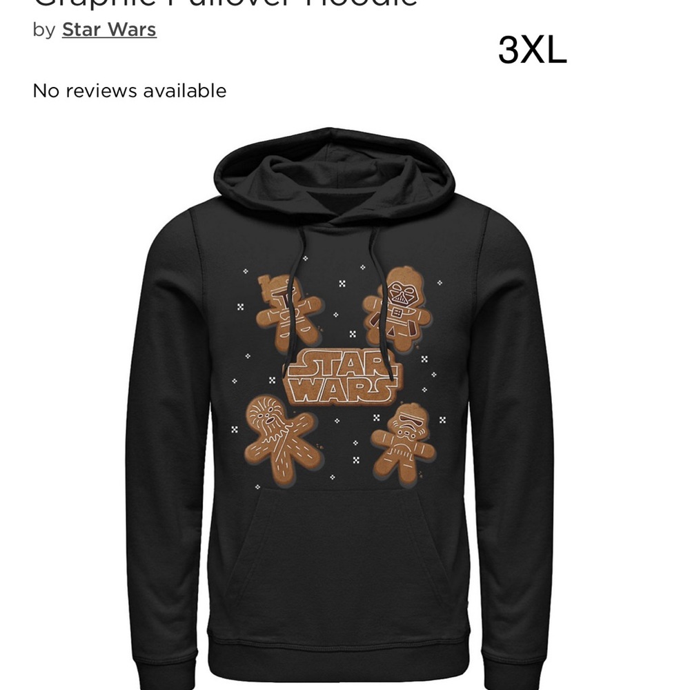Men’s Star War Gingerbread crew graphic sweater